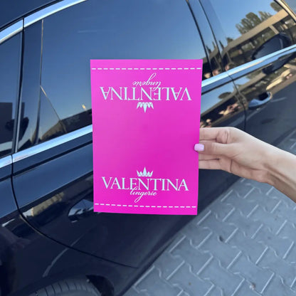 Pinkie Car Tag
