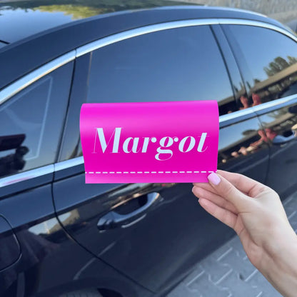 Pinkie Car Tag