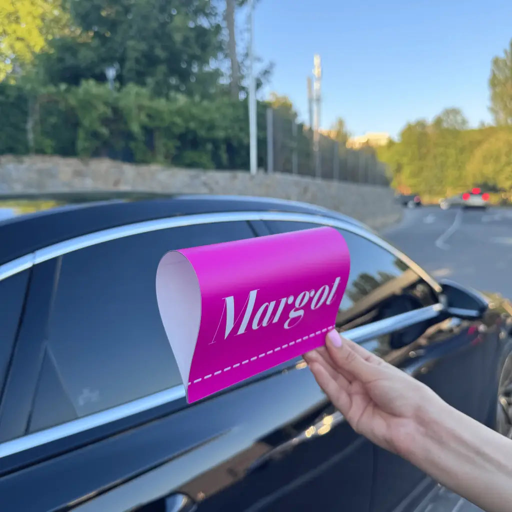 Pinkie Car Tag
